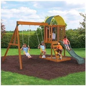 wooden swing sets under $500